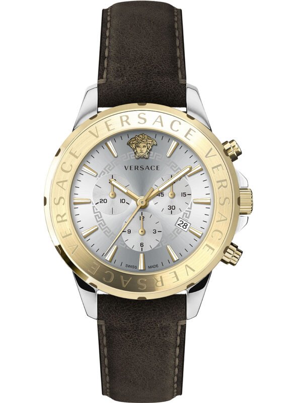 Versace VEV601323 Signature Cronografo Orologio Uomo 44mm 5ATM