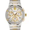 Versace VEZ900321 Orologi Uomo Greca Logo Cronografo 43mm 5ATM
