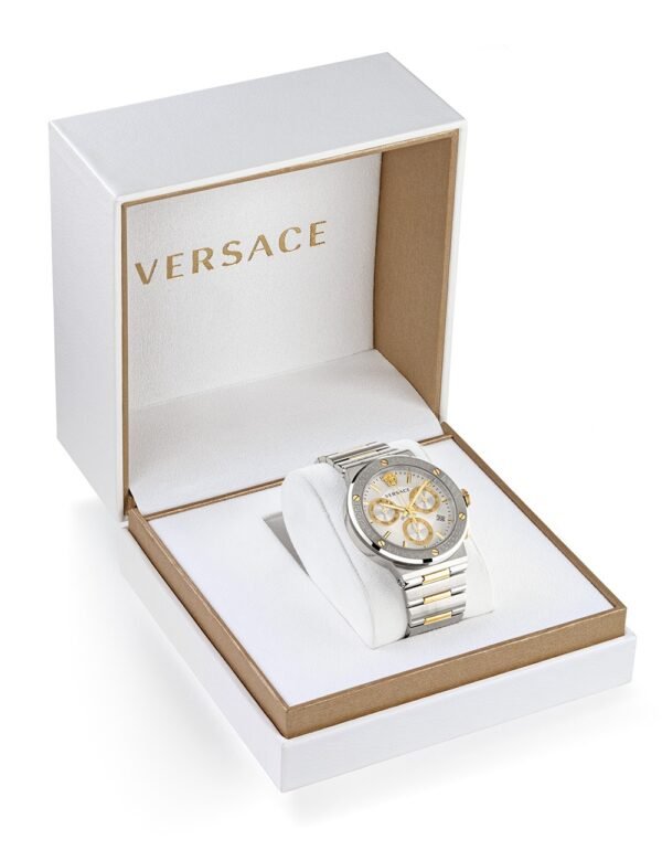 Versace VEZ900321 Orologi Uomo Greca Logo Cronografo 43mm 5ATM