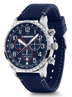 Wenger 01.1543.117 Orologio Uomo Attitude Cronografo 44mm 10ATM