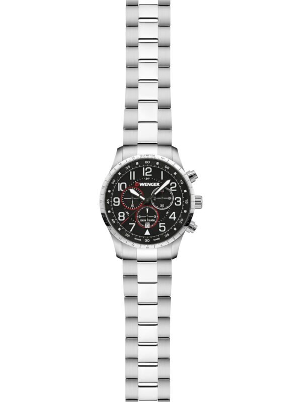 Wenger 01.1543.120 Orologio Uomo Attitude Cronografo 44mm 10ATM